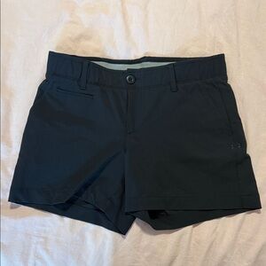 Women's Black Golf Shorts